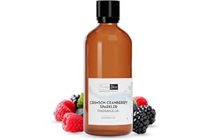 Freshskin Beauty LTD | Crimson Cranberry Sparkler Fragrance Oil 100ml - Candles, Bath Bombs, Soap Making, Reed Diffusers & Wax Melts - Cosmetic Grade - Vegan Friendly