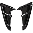 CHEYA Shark Gills Front Fender Side Air Flow Fender Vent Cover Trim ABS for BMW X3 G01 X4 G02 X3M X4M 2018-2021 (Glossy Black, X3 M)
