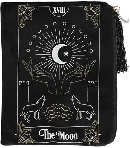 Grindstore Tarot-Beutel Mit Kordelzug – Schwarz, Schutz-Talisman Für Deine Karten