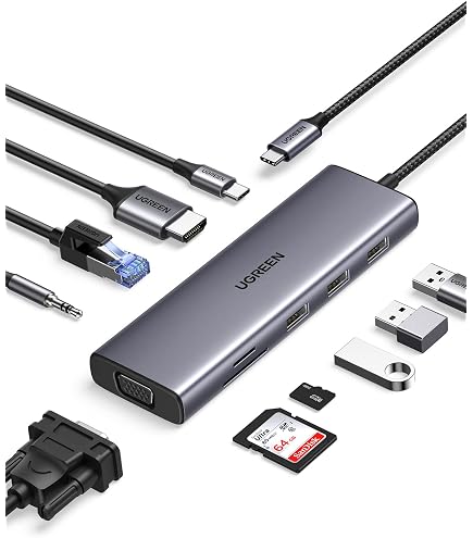 Anker 575 USB-C Hub (12'si 1 arada, Çift HDMI, DP), Üçlü Ekran