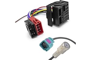 ADAPTER UNIVERSE Radio Adaptateur d'antenne Auto ISO câble Adaptateur Quadlock Most Fiche