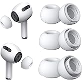 [3 &Ccedil;ift] Yedek Kulaklık U&ccedil;ları - AirPods Pro 1. ve 2. Nesil İle Uyumlu, G&uuml;r&uuml;lt&uuml; Azaltma Delikli, AirPods Pro İ&ccedil;in Silikon Kul