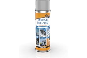 DIP TOOLS DIP-Tools - Espray sellador elástico universal - Potente spray sellador perfecto para canalones, como spray de sellado para barcos y universal para caravanas (1x500ml, blanco)