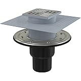 Bodenablauf Senkrecht Edelstahl DN 50 - Für Begehbare Duschen Und Bäder