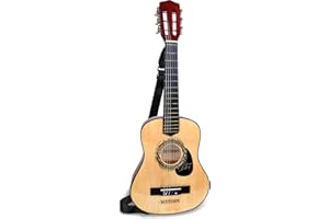 Bontempi | WoodHarmony - Chitarra Classica in Legno da 75 cm per Avventure Musicali Autentiche, Marrone
