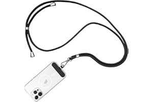 Tobfit Cordón Correa Universal para Teléfono Móvil, Correas Cruzada, Correa de Hombro Multifunción Ajustable y Desmontable, Compatible la Mayoría de Las Fundas de Teléfono