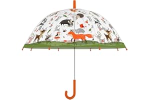 Esschert Design Parapluie Enfant Transparent Forêt