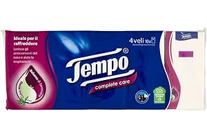 Tempo Complete Care 837026 Chusteczki, Biały, 10 x 9 szt.