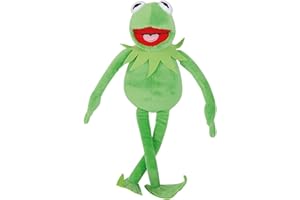 FAMOSA Muppets Kermit Plush Puppet Figure, 30 cm, Soft, Large, Kid-friendly