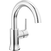 Delta Faucet Trinsic Tek Delikli Banyo Bataryası, Tek Kolu Banyo Bataryası Krom, Banyo Lavabo Bataryası, Elmas M&uuml;h&uuml;r Teknoloj