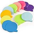 HBSTUDIO 16 Pads Thought Bubble Sticky Notes, 320 Sheets Bubble Post Sticky Notes 8 Color Cute Fun Self-Sticky Note Pads Colorful Bubble Sticky Notes Bulk for Home School Office Supplies, 3 x 3 Inch