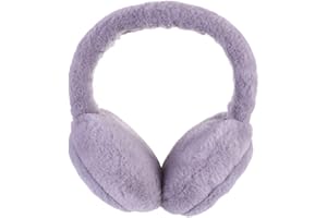 Supvox Orejeras suaves de felpa al aire libre invierno cálido orejeras orejeras calentadores diadema para niñas mujeres