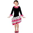 Fun Shack Flamenco Dress Girls, Flamenco Costume Kids, Kids Spanish Dress, Spanish Dresses for Girls