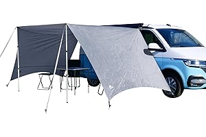 YOUR GEAR YourGEAR Bâche de toit pare-soleil pour camping-car, van et voiture, avec parois latérales, voile d'ombrage imperméable et protection UV 50+, colonne d'eau 5000 mm