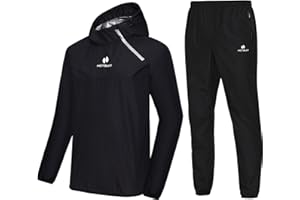 HOTSUIT Sauna Suit/Sauna Jacket Men Jacket Pants Gym Workout Sweat Suit/Sauna Jacket Tracksuit