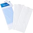 com-four® 3x Premium Reusable Nonwoven Cover for Cold & Warm Multiple Gel Compression | Gel cooling pack Protective cover with elastic band for protection and secure hold