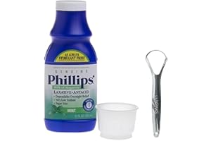 LUXPAKS Zungenschaber gebündelt mit Phllips Milch von Magnesia, zuckerfrei