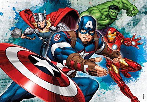 Clementoni-279739-Puzzle-The-Avengers-Angriff-der-Superhelden-104-Teile