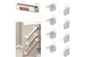Keboyoe 8 Stück Wandmontierter Müllbeutelhalter Organizer Wand Montierter Müllsack Spender Organizer Müllbeutel Organizer Für Küche Aufbewahrung&Organisation Küchen Zubehör Ordnungssystem(Weiß)