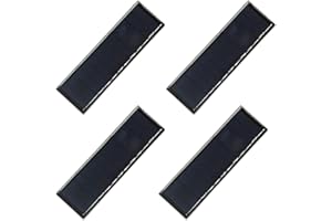 NUZAMAS - Set di 4 mini celle a pannello solare 6 V, 143 x 43 mm, per energia solare, fai da te, casa, giardino, progetti scientifici - Giocattoli - Caricabatteria