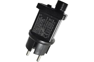 JOJOJOSDA 31V LED Netzteil, 8 modi LED Transformator, IP44 LED Transformator Treiber für Niederspannungs-LED-Adapter für Weihnachtslicht, Lichterkette-1PCS
