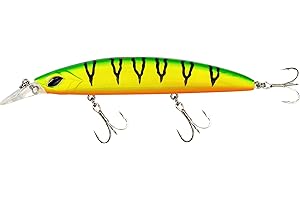 Nasty Bait Bounty Hunter| Minnow | Zanderköder| Wobbler| Angelköder| Länge 11 cm| Gewicht 19g | 3D-Augen | BKK Premium Drillingshaken | UV aktive Modelle|Lauftiefe 0,6 – 1,0 m| schwimmend