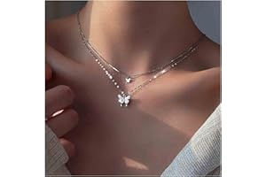 Cimenexe Bohème Schmetterling Anhänger Halskette Choker Silber Kristall Choker Geschichtet Spitze, Insekt Kette Schmuck Für Frauen Und Mädchen