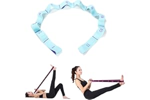 JJunLiM Bandes de Boucle d'exercice Bandes Latines Extensibles 15-20 kg Bandes élastiques de Yoga Pilates Résistance Fitness Bandes de Formation de Danse élastique Gymnastique