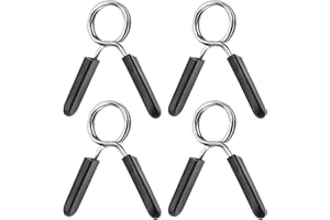 THETAG Pince Haltere, 4 Pcs Pinces à Ressort pour Haltères