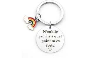 Bluckincle Cadeau Amie,Porte Clef Femme,Cadeau Homme,Porte Clef Homme,Cadeau Femme,Cadeau CollèGue,Cadeau Maitresse,Cadeau Frere