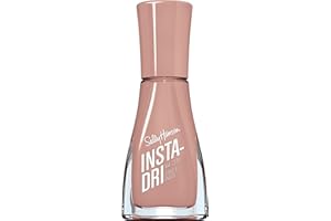 Sally Hansen Insta-Dri Nail Polish, Buff and Tumble, 60 Seconds Quick Drying, Long Lasting, Streak Free, Shiny Finish, 3-in-1 Formula, Built in Base and Top Coat, 9.17ml
