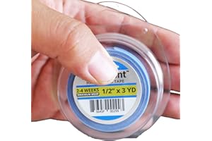 EXOTIC MYTH 1/2"x3yds(108") LACE FRONT SUPPORT TAPE Adhesive Double Side Walker Tape for Wigs Toupees hair tape