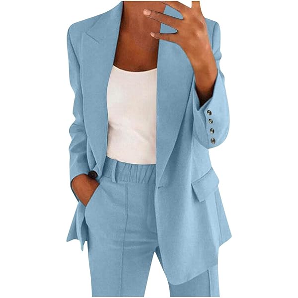 Generisch Broekpak voor dames, elegant businesspak, set