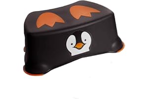 MY CARRY POTTY My Little Step Stool Penguin - pour Les Tout-Petits, marchepied d'entraînement antidérapant pour Que Les Enfants puissent Atteindre Les Toilettes et l'évier