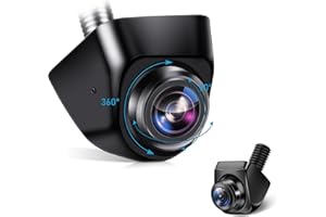 MORE9ROOM Reversing Camera AHD 1080P 360° Rotatable Car Reverse 170° Wide Angle Reversing Wide Viewing Angle Adjustable Car Rear Parking Backup Camera IP69 Waterproof Parking Universal 12V-24V for Car Van