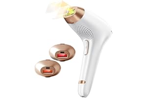 COSBEAUTY Epilatore Luce Pulsata, Versatilità con 3 testine sostituibili, 5 Energia Livelli IPL Depilatore Luce Pulsata, Depilatore/Laser Peli per Donna ed Uomo, Indolore Depilazione Duratura