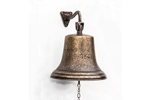 Antikas Cloche de bateau avec un son très élevé ancien modèle historique laiton