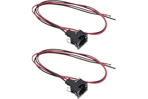 Create idea 2 szt. 2-pinowe złącze wiązki przewodów samochodowych, wtyczka zaciskana 037906240, kompatybilna z VW, kompatybilna z Skoda, kompatybilna z siedzeniem kompatybilna z Audi