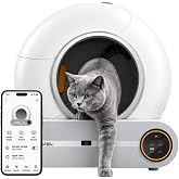Haustier MSP01 Akıllı Otomatik Kedi Tuvaleti, Uzaktan Kontrol, 65lt Hazne, 9lt &Ccedil;&ouml;p haznesi-İyonizer K&ouml;t&uuml; Koku Giderici, Ağırl
