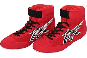 GOLDENEAMEISEN Scarpe da Boxe,Stivali da Boxe,Scarpe da Wrestling,Scarpette da Allenamento,Unisex,Flessibili,durevoli,Traspiranti,Antiscivolo,Supporto Elevato,Laced,per Taekwondo,Arti Marziali,Box,Tai Chi