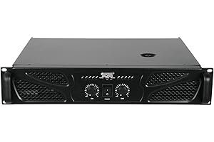 Omnitronic XPA-2700 Endstufe | Stereo-PA-Verstärker mit Limiter, 2 x 1350 W / 4 Ohm, 2 x 1080 W / 8 Ohm | Rackeinbau mit 2 Höheneinheiten