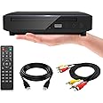 Ceihoit Mini DVD Player für TV HDMI/AV Ausgang mit Kabel enthalten, HD 1080P Upscaling, USB Eingang, Alle Regionen frei, Fehl