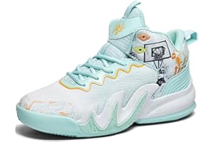 WOWEI Zapatillas de Baloncesto para Hombre Antideslizantes Zapatos de Baloncesto Aire Libre Deportivas Calzado de Baloncesto Hombre Masculino Zapatillas Gimnasio