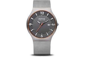 BERING Zegarek męski Ruch słoneczny - Kolekcja Solar z tytanem i szafirowym kryształem 14440-XXX