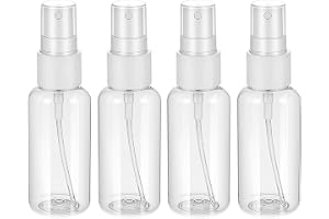 Giantree 4 stycken 30 ml sprayflaska, små tomma sprayflaskor, fin dimma bärbar spridare, resesprejflaska för vatten, alkohol, eteriska oljor, parfym