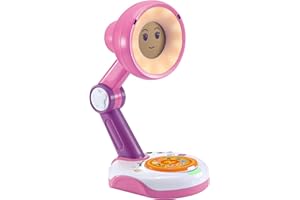 Vtech Funny Sunny – Interaktive Lampen-Freundin pink – Führt durch den Tag, erzählt Geschichten, spielt Spiele, animiert zur Bewegung – Mit Uhr- und Wecker-Funktion – Für Kinder von 3-8 Jahren