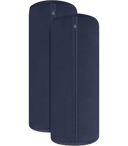 Estella Federa Cuscino In Jersey Di Cotone 100% Con Cerniera, 40x60 Cm, Colore Nero, Non Stirare