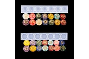 FineInno Stampo Resina per Orgonite Stampi in Silicone per Merkaba Gioielli Epossidica con Simboli dei Chakra Ciondoli Pendenti Artigianati Fai da Te (Orgone Chakra Molds)