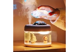 AILGELY 500ML Kaltnebel Luftbefeuchter für Babys Schlafzimmer Kleine und leise Luftbefeuchter für Zuhause mit Nachtlicht Sternenprojektor für Jungen, Babys, Mädchen als bestes Geschenk