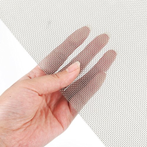 BBTO Wire Mesh Woven Meshes Edelstahl Fliegengitter Nagetier Mesh mit 1 mm Mesh, 300 x 210 mm, 2 Stück - 7